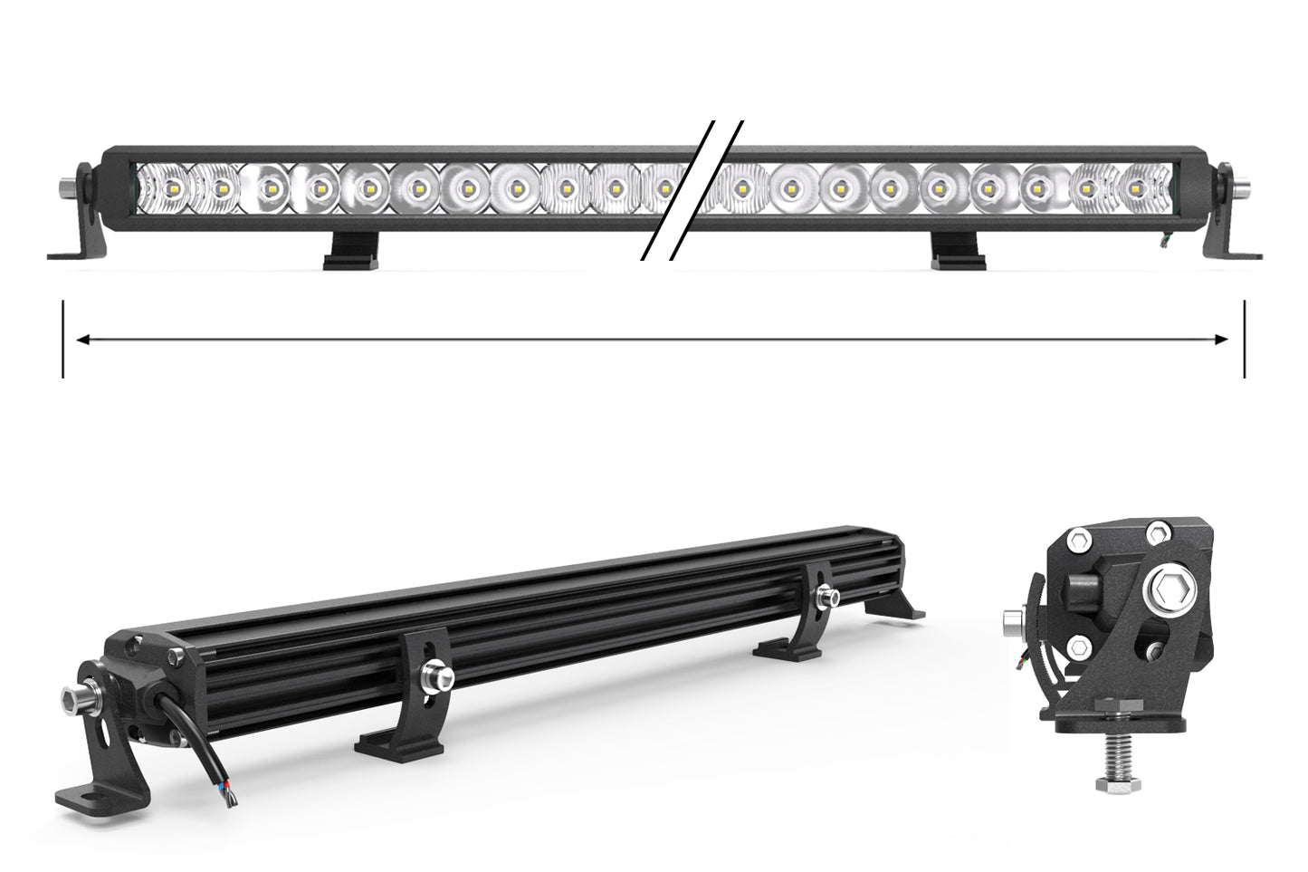 High-Intensity Direct Illumination LED Light Bars - Model 48