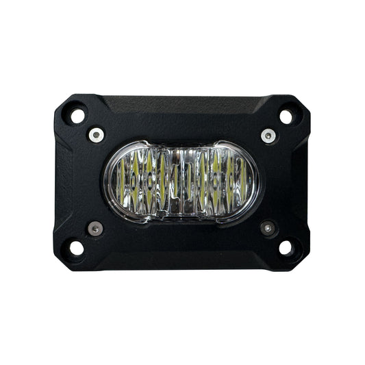 LED Rectangular Work Light with Integrated Mounting - 20W (Model: 3045FB)