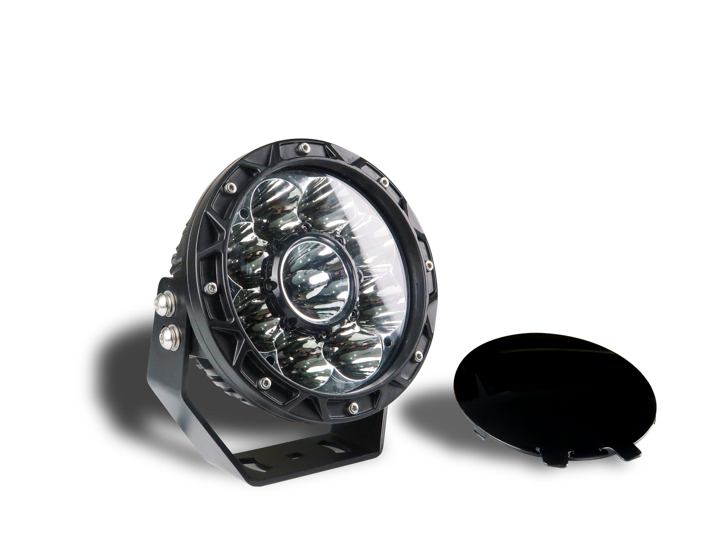 120W Round High-Intensity Work Light Pair