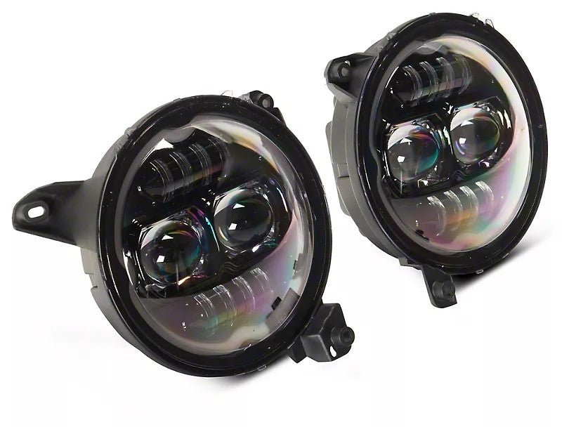 9-Inch Halo LED Headlights with DRL & Amber Turn Signals – Ultimate Upgrade for Jeep Wrangler JL & Gladiator JT