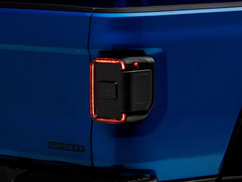 Summit Style Smoked LED Tail Lights for Jeep Wrangler JT