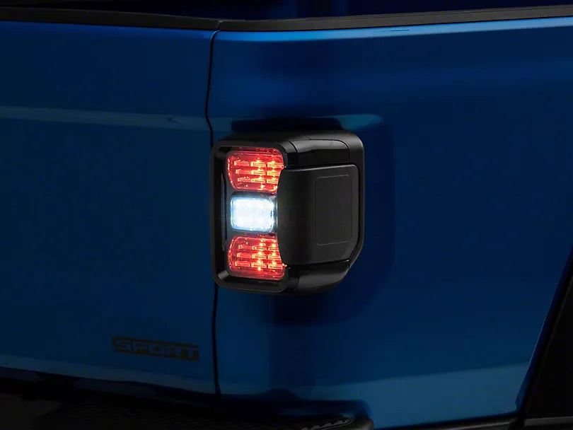 Summit Style Smoked LED Tail Lights for Jeep Wrangler JT