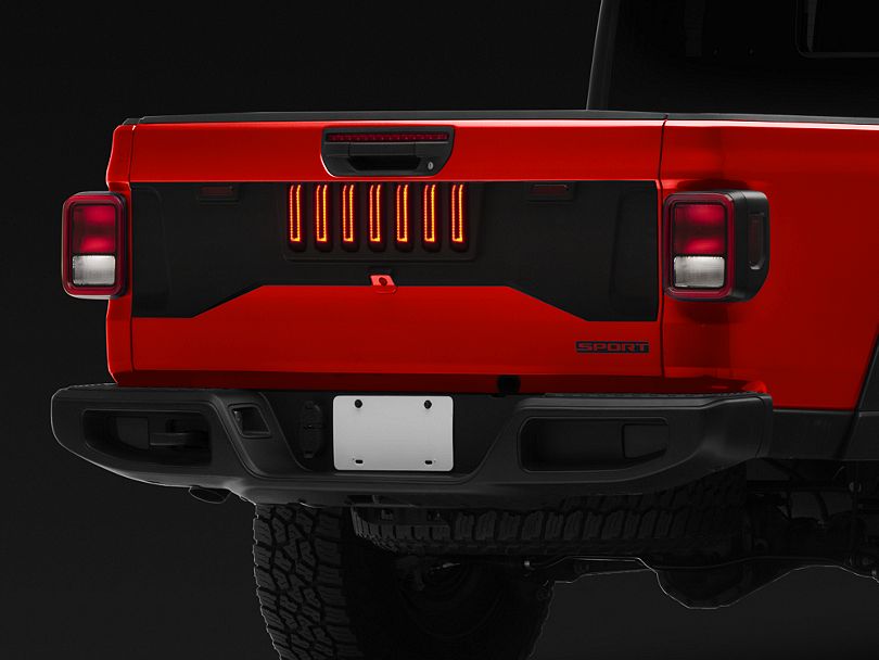 Jeep Gladiator Tailgate Panel with Integrated LED Lights (2020-2024)