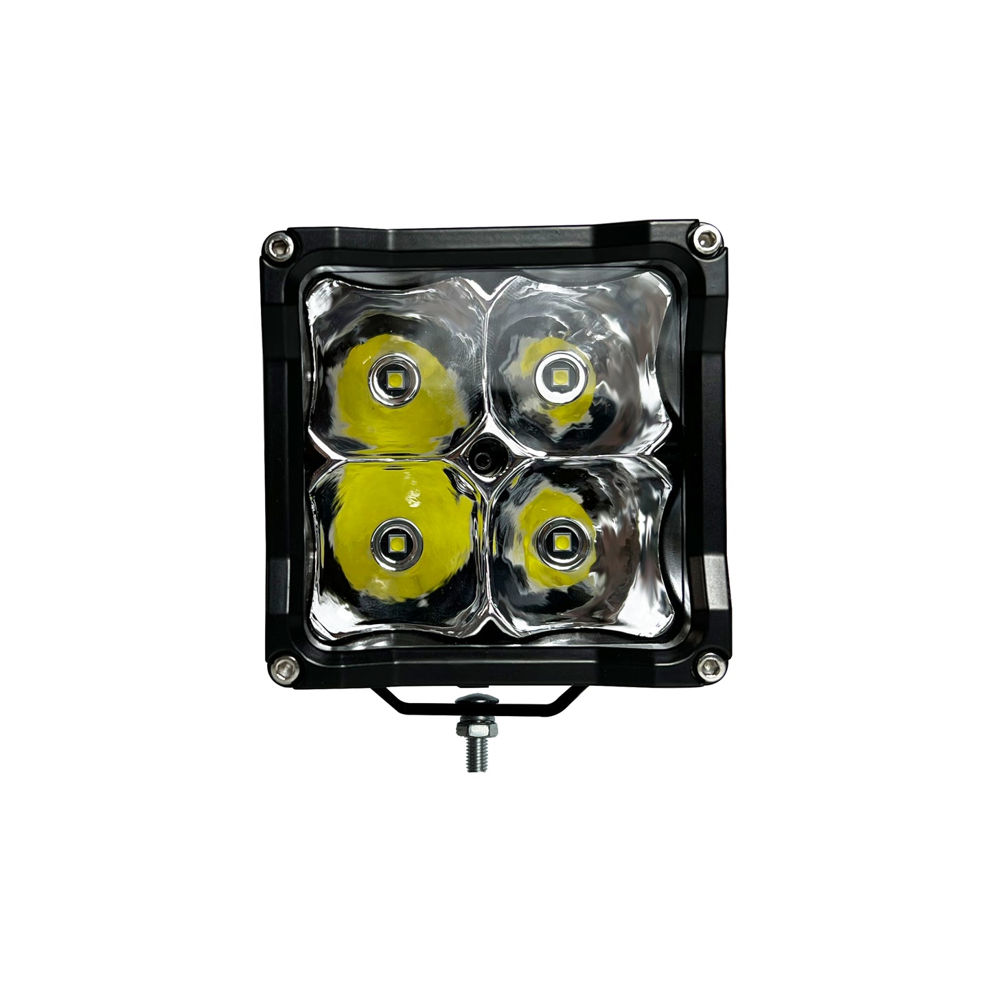 80W Square High-Intensity Work Light Pair