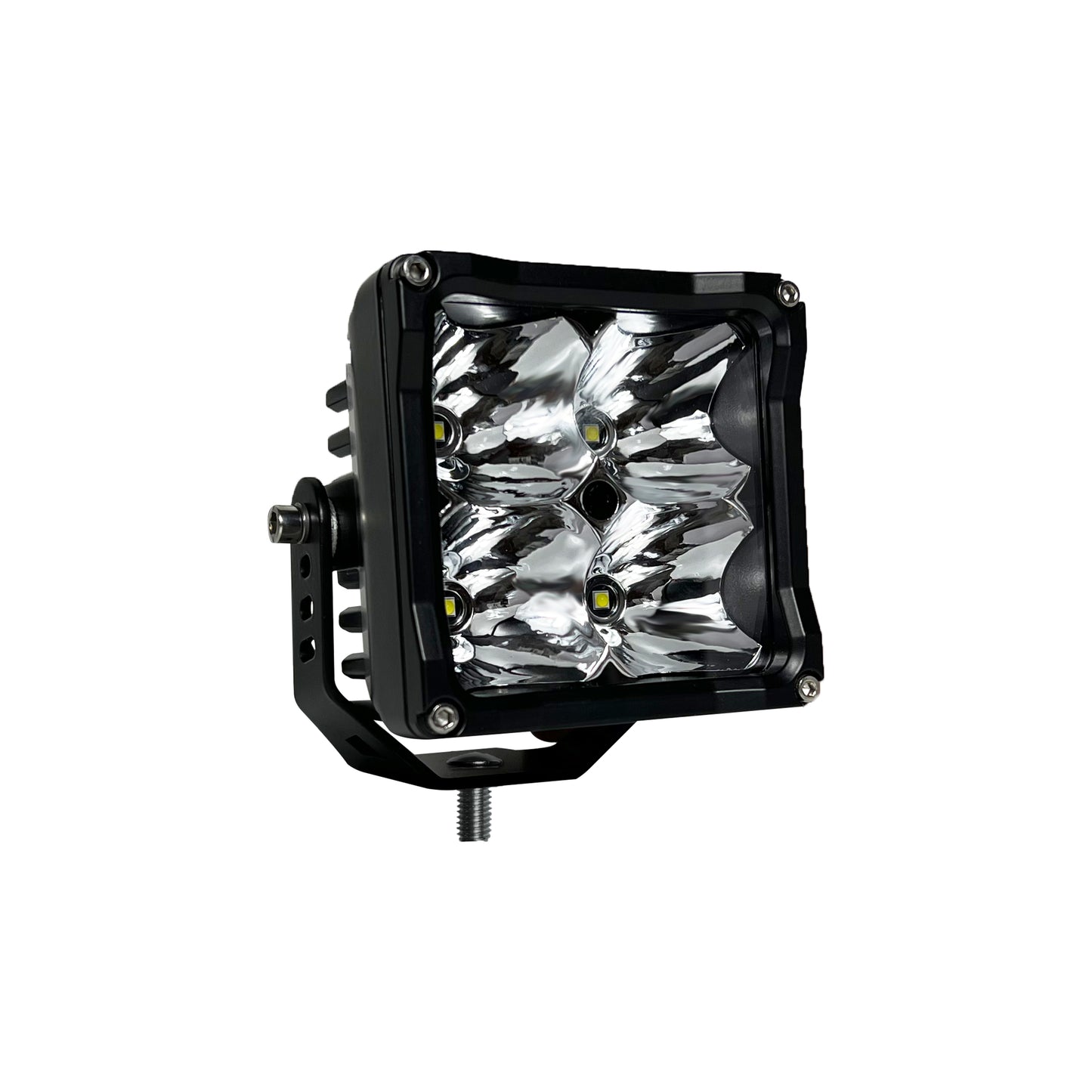 80W Square High-Intensity Work Light Pair