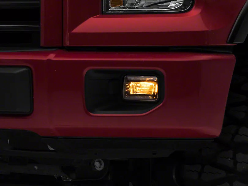 Dual Function LED Fog Lights with Integrated Turn Signals for Ford F-150 (2015-2020, Excluding Raptor)